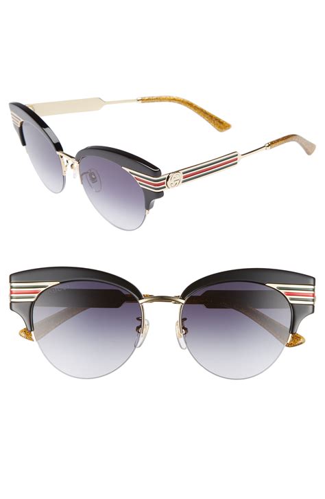 53mm cat eye sunglasses gucci|Gucci cat eye prescription glasses.